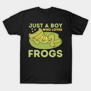 Just a Boy Who Loves Frogs T-Shirt